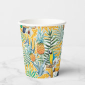 Toucans en ananassen Luau Cups Papieren Bekers (Voorkant)