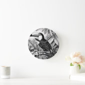 Toucans Jungleblad Gravure Ronde Klok (Huis)