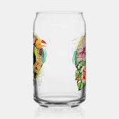 Toucan's Magic - Tropische Bird Witchcraft Blikvorm Glas (Rechts)