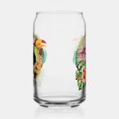 Toucan's Magic - Tropische Bird Witchcraft Blikvorm Glas (Links)