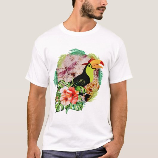 Toucan's Magic - Tropische Bird Witchcraft T-shirt (Voorkant)
