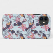 Toucans met exotische bloemen Case-Mate iPhone case (Achterkant (horizontaal))