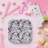 Toucans met exotische bloemen papieren bordje (Feest)