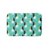 Toucans op Blauwgroen Badmat (Voorkant)