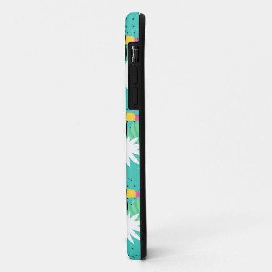 Toucans op Blauwgroen Case-Mate iPhone Case (Achterkant/links)