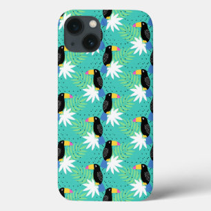 Toucans op Blauwgroen Case-Mate iPhone Case