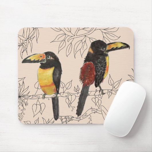 Toucans op een Muismat (Met muis)