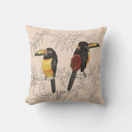 Toucans op een Sierkussen