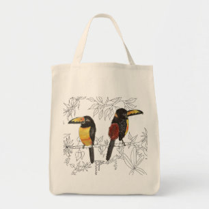 Toucans op een supermarkt Tas