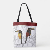 Toucans op een Tas - (1) (Achterkant)