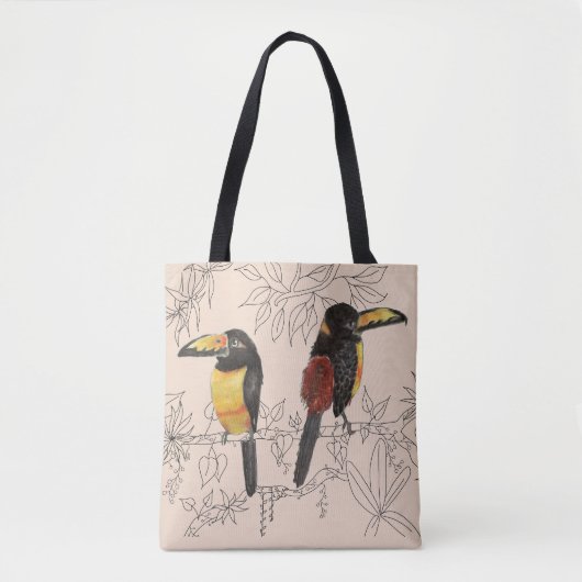 Toucans op een Tas (2) (Voorkant)