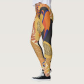 Toucans op takken, naadloos tropisch patroon. leggings (Links)