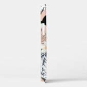 Toucans, palmen, Plumeria: roze tropisch. Case-Mate iPhone Case (Achterkant / Rechts)
