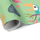Toucans & parrotts cadeaupapier (Rol Hoek)
