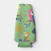 Toucans & parrotts flesjeskoeler (Voorkant)