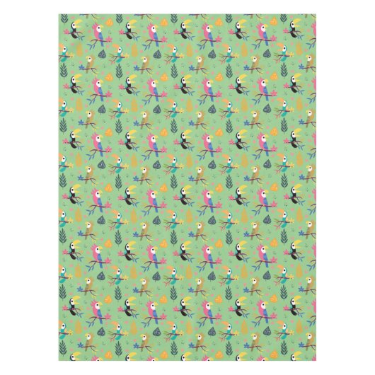 Toucans & parrotts tafelkleed (Voorkant)