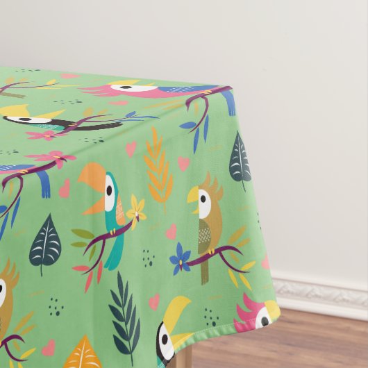 Toucans & parrotts tafelkleed (Voorbeeld)