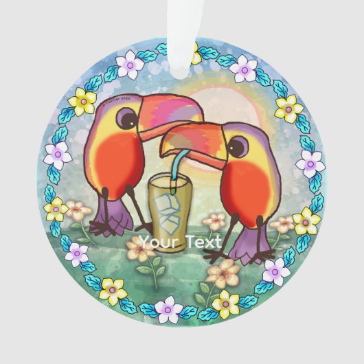 Toucans Thee Ornament (voorkant)