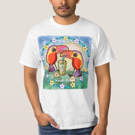 Toucans Thee T-shirt (Voorkant)