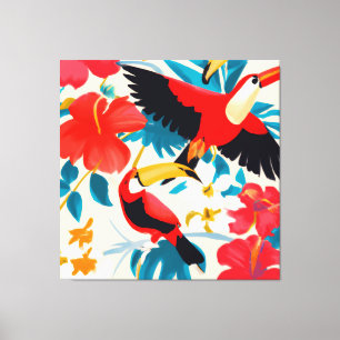 Toucans wel! canvas afdruk