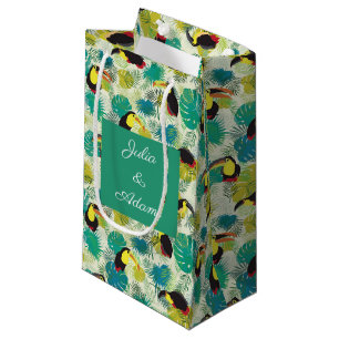 Toucans White Gift Bag Klein Cadeauzakje