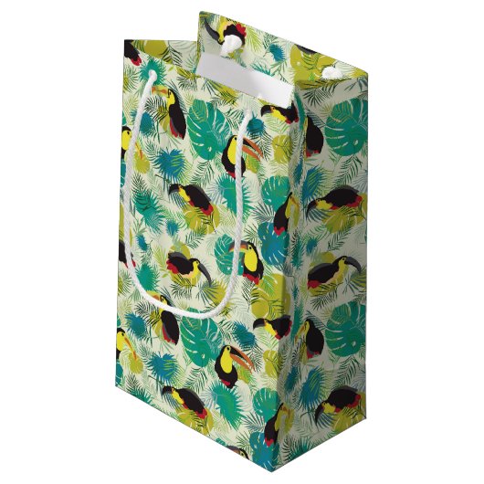 Toucans Witte Cadeautas (Achterkant Gekanteld)