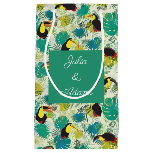 Toucans Witte Cadeautas (Voorkant)