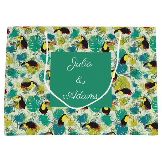 Toucans Witte Cadeautas (Voorkant)