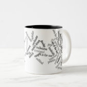 "Touch Base"-loopbeker Tweekleurige Koffiemok (Voorkant rechts)