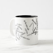 "Touch Base"-loopbeker Tweekleurige Koffiemok (Voorkant links)