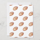 Touch Down Football Boy Verjaardag Kaart (Achterkant)