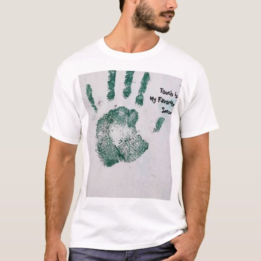 Touch is Mijn favoriete betekenis T-shirt (Voorkant)