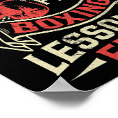 Touch Me And Your First Boxing Lesson Is Free  Poster (Hoek)