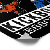 Touch Me And Your First Kickboxing Lesson Is Free  Poster (Hoek)