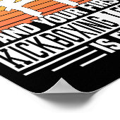 Touch Me And Your First Kickboxing Lesson Is Free  Poster (Hoek)