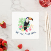 Touch met tropische ventilator servet (Insitu)