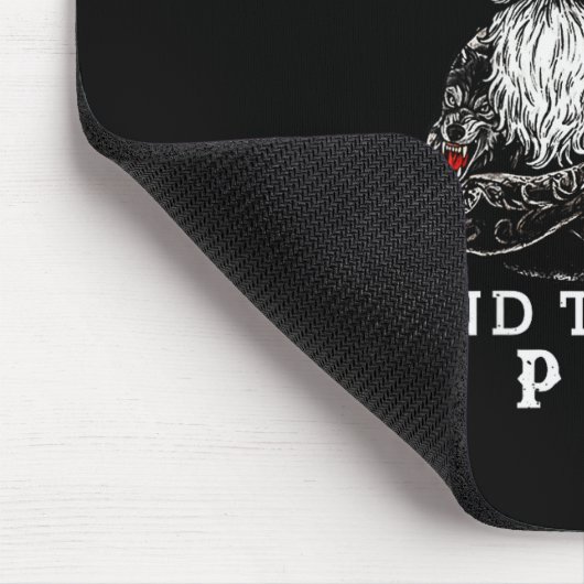 Touch My Beard And Tell Me I'm Pretty Monkey Funny Muismat (Hoek)