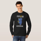 Touch My Beer And I Will Slap You so Hard Beer   T-shirt (Voorkant volledig)