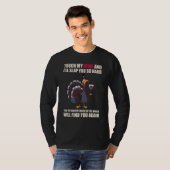Touch My Wine And I Will Slap You so Hard T-shirt (Voorkant volledig)