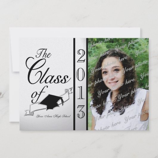 Touch of Class Afstuderen 2013 Zwart Kaart (Voorkant)