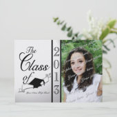 Touch of Class Afstuderen 2013 Zwart Kaart (Staand voorkant)