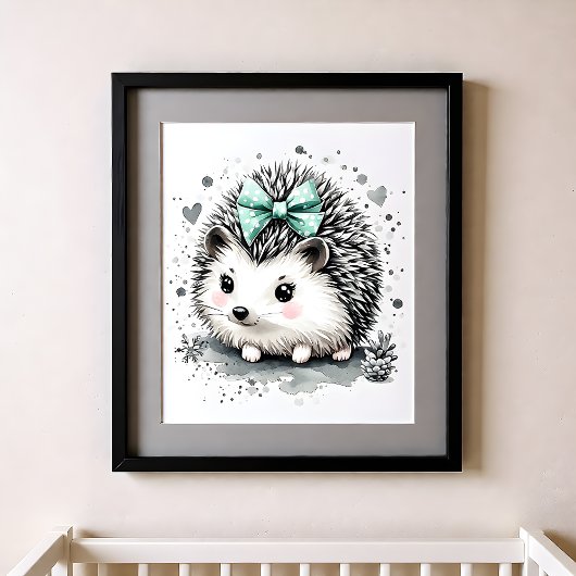 Touch of Color Kinderkamer Bosdieren Egel Poster