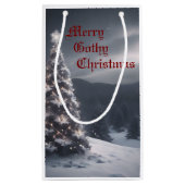 Touch of Gothic Holiday Gift Bag Klein Cadeauzakje (Achterkant)