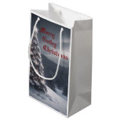 Touch of Gothic Holiday Gift Bag Klein Cadeauzakje (Achterkant Gekanteld)