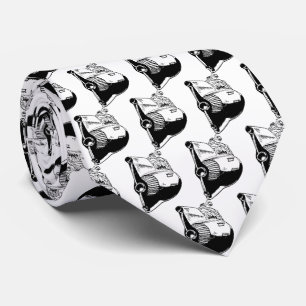 Touch of Nostalgia - Retro Rocketship Stropdas