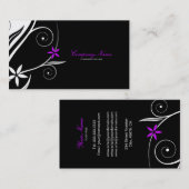 Touch of Pink visitekaartsjabloon Visitekaartje (Voorkant / Achterkant)