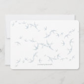Touch of Style Save the Date Wedding Verloving Aankondiging (Achterkant)