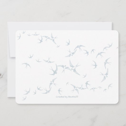 Touch of Style Save the Date Wedding Verloving Aankondiging (Achterkant)