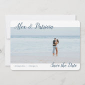 Touch of Style Save the Date Wedding Verloving Aankondiging (Voorkant)