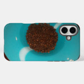 Touch of the Sea | Cyan Bowl of Coffee Case-Mate i iPhone Case (Achterkant (horizontaal))